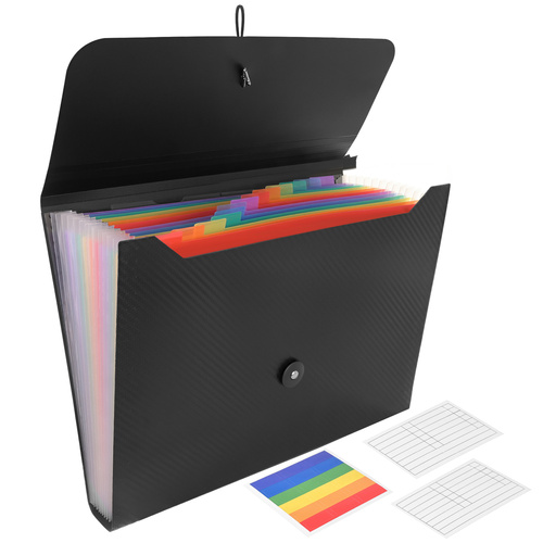 Arkivveske Dokumentmappe A4 Med 13 Rom