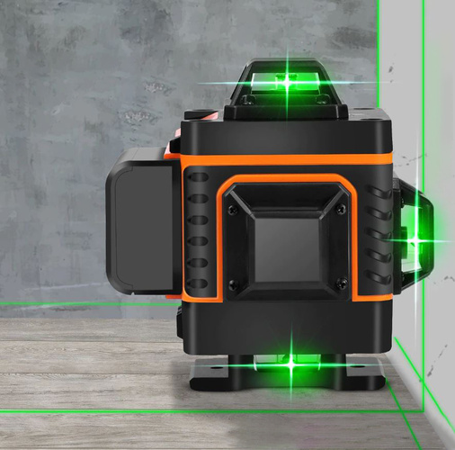 eng_pl_16-line-360-degree-laser-level-15932_1.jpg 4D krysslaser med grønn laser, vater og etui 16-Linjers 360° Lasernivå
