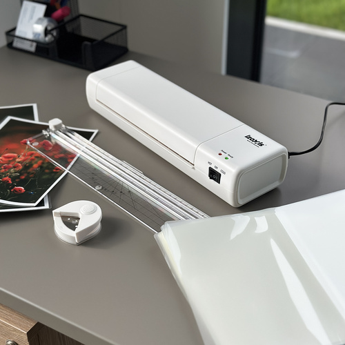A4 Lamineringsmaskin 4-i-1 med 60 stk A4 lamineringslommer