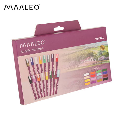 eng_pl_Acrylic-markers-set-of-16-Maaleo-27051-18807_14.jpg Akrylmarkører Sett Med 16 Farger