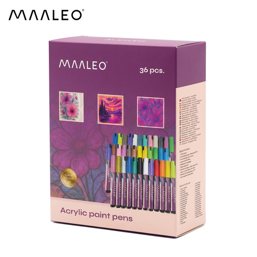 eng_pl_Acrylic-markers-set-of-36-Maaleo-25813-18597_12.jpg Akrylmarkører Sett 36 Farger Multicolor