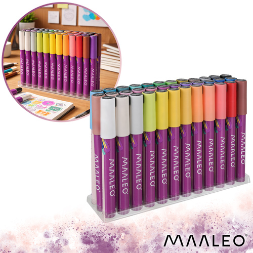 eng_pl_Acrylic-markers-set-of-36-Maaleo-25813-18597_7.jpg Akrylmarkører Sett 36 Farger Multicolor