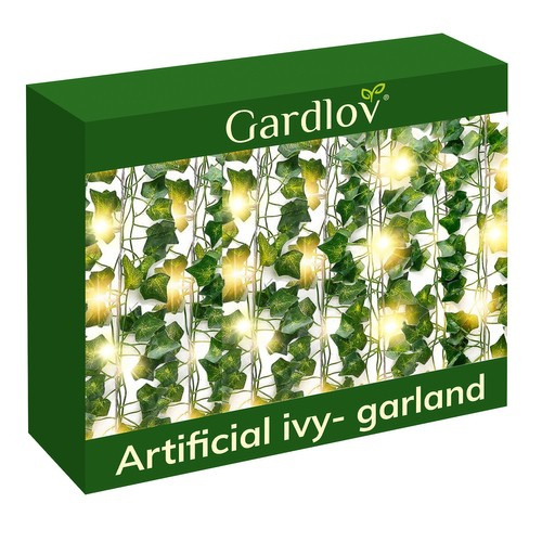 eng_pl_Artificial-ivy-LED-Gardlov-24538-17941_10.jpg Kunstig Eføy Med LED Lyslenke Grønn