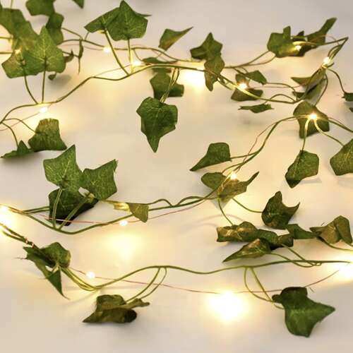 eng_pl_Artificial-ivy-LED-Gardlov-24538-17941_2.jpg Kunstig Eføy Med LED Lyslenke Grønn