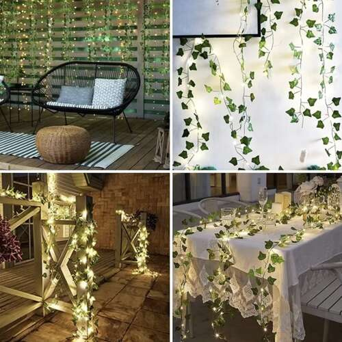 eng_pl_Artificial-ivy-LED-Gardlov-24538-17941_3.jpg Kunstig Eføy Med LED Lyslenke Grønn