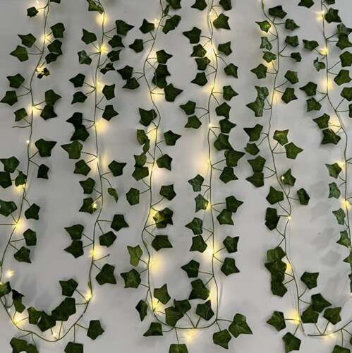 eng_pl_Artificial-ivy-LED-Gardlov-24538-17941_6.jpg Kunstig Eføy Med LED Lyslenke Grønn