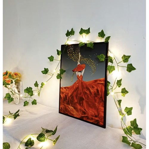 eng_pl_Artificial-ivy-LED-Gardlov-24538-17941_7.jpg Kunstig Eføy Med LED Lyslenke Grønn