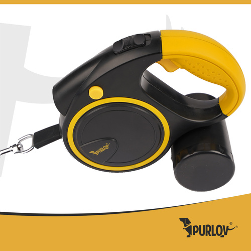 eng_pl_Automatic-lanyard-with-flashlight-5m-Purlov-25965-18340_2.jpg Automatisk Nøkkelsnor Med Lommelykt Svart 5 m