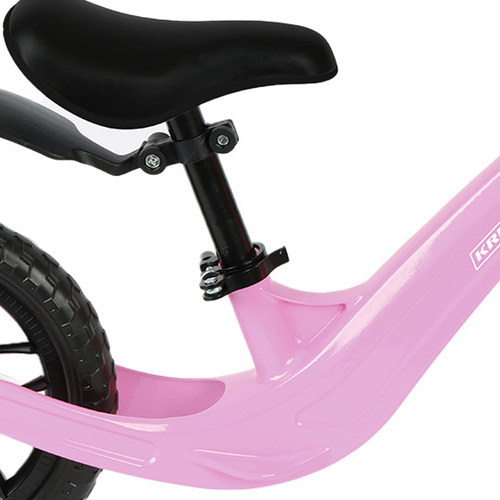 eng_pl_Balance-bike-pink-Kruzzel-25768-18263_1.jpg Balansesykkel for barn fra 2 år, lett barnesykkel med 12-tommers hjul og skulderrem Rosa