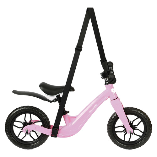 eng_pl_Balance-bike-pink-Kruzzel-25768-18263_3.jpg Balansesykkel for barn fra 2 år, lett barnesykkel med 12-tommers hjul og skulderrem Rosa