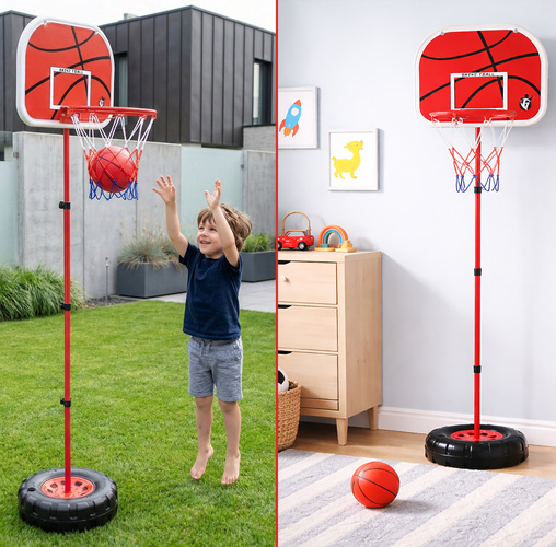 eng_pl_Basketball-basket-170cm-18905_19.jpg Basketballkurv Svart 170 cm Metall