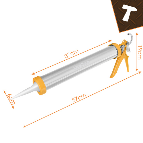 eng_pl_Bigstretch-600ml-Silicone-Caulking-Gun-18885_23.jpg Fugepistol Grå 600 ml Silikon