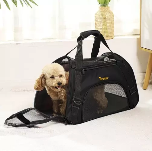 eng_pl_Carrier-bag-for-dog-cat-Purlov-20940-16483_11.webp Bæreveske For Hund Og Katt Svart Stoff
