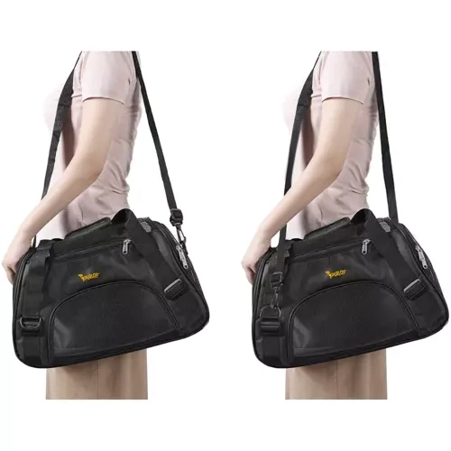eng_pl_Carrier-bag-for-dog-cat-Purlov-20940-16483_5.webp Bæreveske For Hund Og Katt Svart Stoff