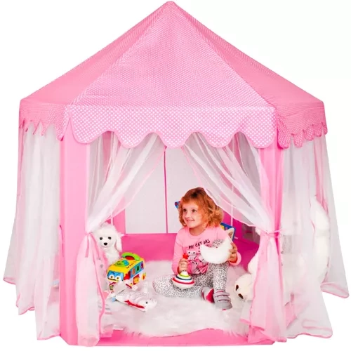 eng_pl_Children-39-s-tent-pink-Kruzzel-23869-17597_6.webp Barnetelt Rosa 135 cm