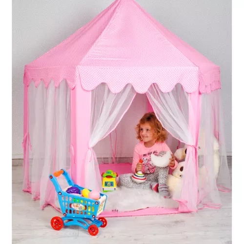 eng_pl_Children-39-s-tent-pink-Kruzzel-23869-17597_9.webp Barnetelt Rosa 135 cm