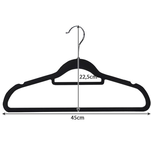eng_pl_Clothes-hanger-20pcs-black-Ruhhy-22536-17021_13.jpg Kleshengere Svart 20-pakning Plast