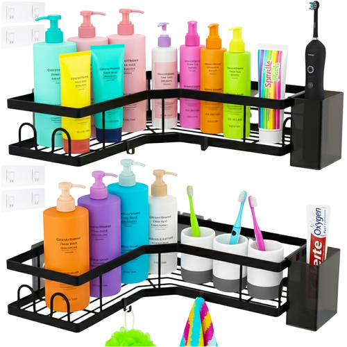eng_pl_Corner-bathroom-shelf-set-of-2-Ruhhy-27092-18749_4.jpg Hjørnehylle Til Bad Sett 2 stk Hvit