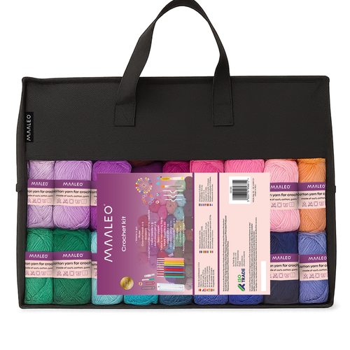 eng_pl_Crochet-set-113pcs-Maaleo-25885-18258_5.png Heklesett 113 Deler Flerfarget Tilbehør
