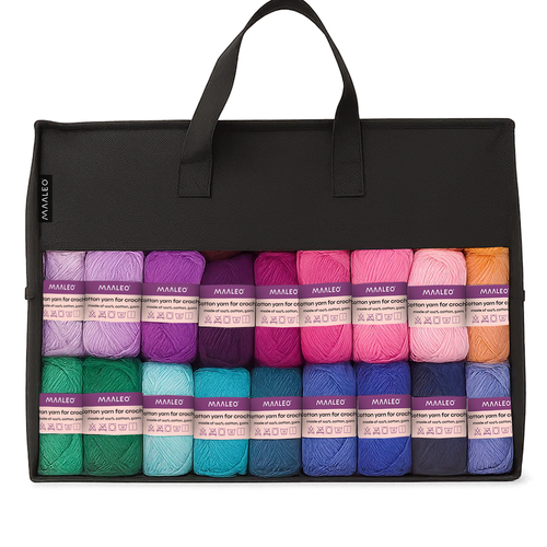 eng_pl_Crochet-set-113pcs-Maaleo-25885-18258_6.png Heklesett 113 Deler Flerfarget Tilbehør