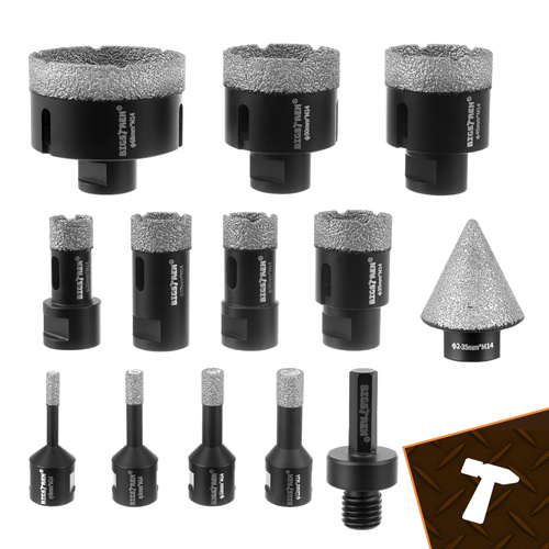 Diamant Hullsagsett 13 Deler Svart