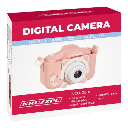 eng_pl_Digital-camera-pink-Kruzzel-AC22296-16889_1.jpg Digitalt Kamera for barn Rosa