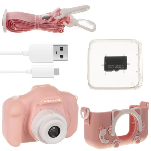 eng_pl_Digital-camera-pink-Kruzzel-AC22296-16889_2.jpg Digitalt Kamera for barn Rosa