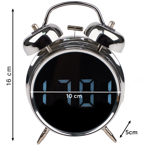 eng_pl_Digital-clock-alarm-clock-Izoxis-26337-18332_8.png Digital Vekkerklokke Svart Med Alarm Og Display