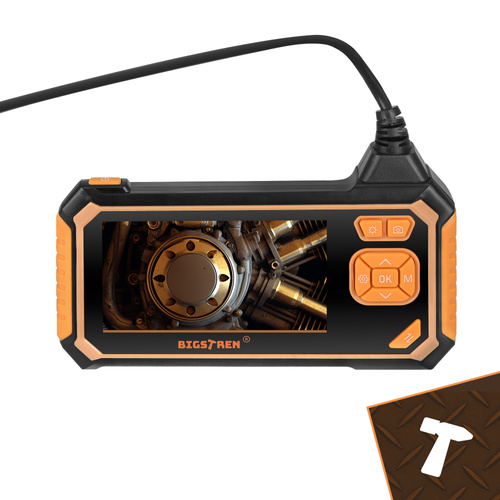 eng_pl_Endoscope-inspection-camera-5m-Bigstren-19376-16095_2.jpg Full HD endoskop-inspeksjonskamera, 5 m, IP67, med LCD-skjerm, 6 LED-lys og USB – for inspeksjon av rør