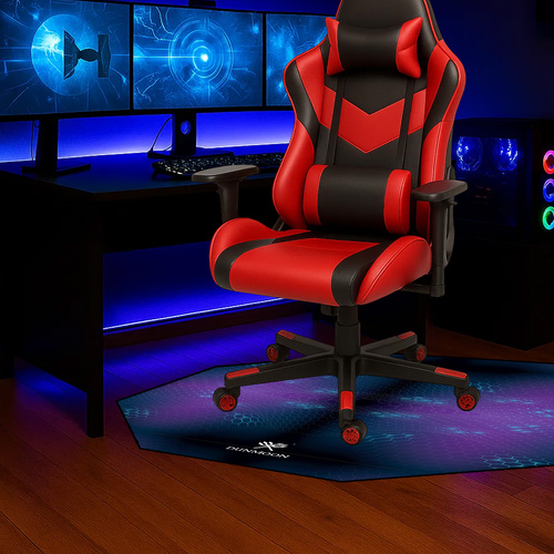 eng_pl_Gaming-mat-under-the-chair-8-corner-Dunmoon-25955-18285_3.jpg Stolunderlag For Gamingstol Gummi 8 Hjørner Svart/Lilla 120 cm