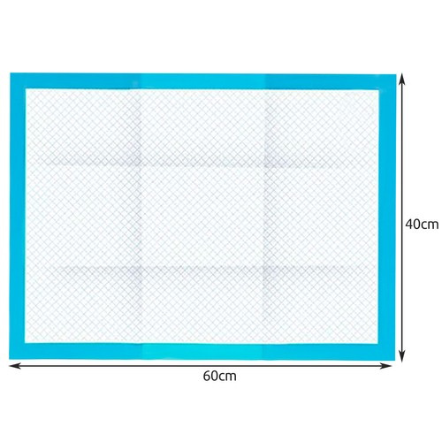 Absorberende Hygieniske Underlag Hvit 60 x 40 cm 100 stk Med Poser