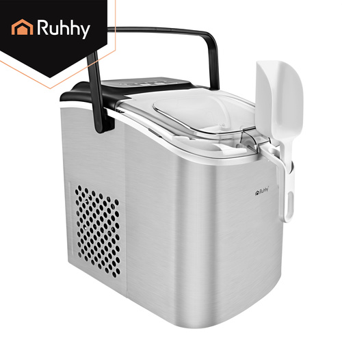 eng_pl_Ice-cube-maker-1-2l-silver-Ruhhy-scoop-19056_3.jpg Isbitmaskin Sølv 1,2 l Med Iskremspade