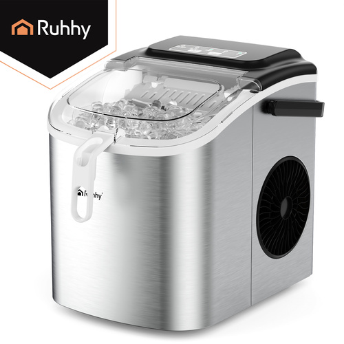 eng_pl_Ice-cube-maker-1-2l-silver-Ruhhy-scoop-19056_8.jpg Isbitmaskin Sølv 1,2 l Med Iskremspade
