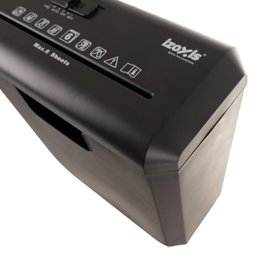 eng_pl_Izoxis-26136-10L-Document-Shredder-18365_2.jpg Dokument Makuleringsmaskin 10 L