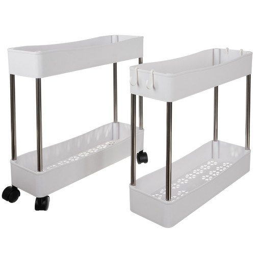 eng_pl_Kitchen-bathroom-shelf-on-wheels-Ruhhy-24291-17787_10.jpg Mobil hyllevogn på hjul for bad, entré og kjøkken, med skap