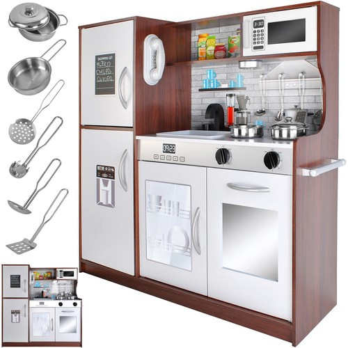 eng_pl_Kruzzel-22114-wooden-kitchen-16863_11.jpg Lekekjøkken Brun trekjøkken