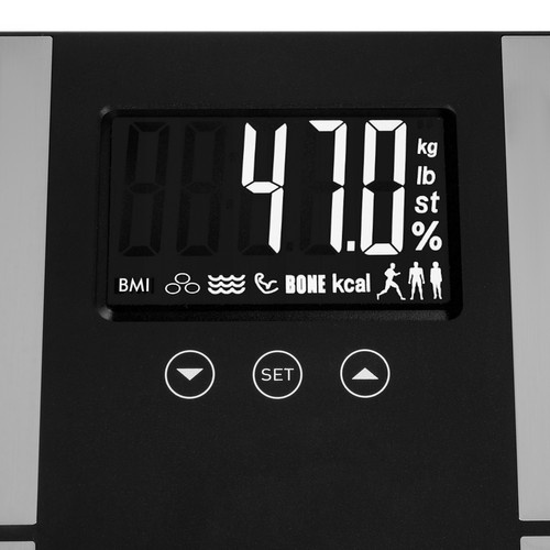 eng_pl_LCD-Bathroom-Scale-Analytical-Ruhhy-24638-18029_4.jpg LCD Baderomsvekt Med Kroppsanalyse Svart