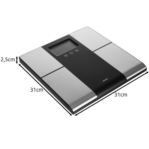 eng_pl_LCD-Bathroom-Scale-Analytical-Ruhhy-24638-18029_9.jpg LCD Baderomsvekt Med Kroppsanalyse Svart