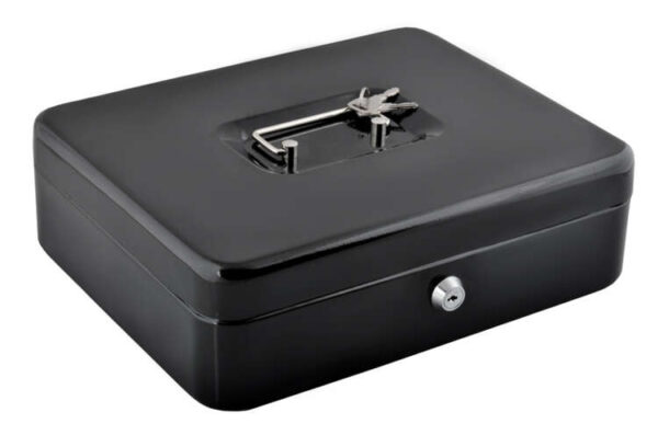 eng_pl_Large-black-cash-box-11247_13.jpg Stor Kontantkasse Svart Metall 30 x 24 x 9 cm