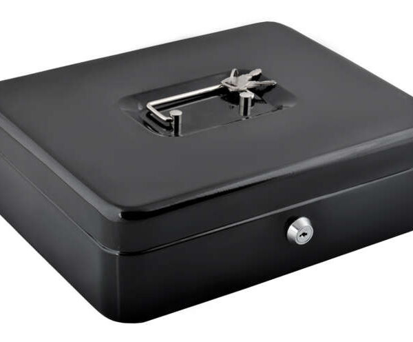 eng_pl_Large-black-cash-box-11247_13.jpg Stor Kontantkasse Svart Metall 30 x 24 x 9 cm
