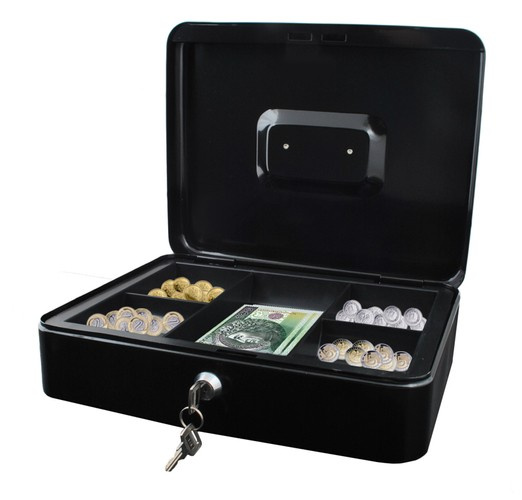 eng_pl_Large-black-cash-box-11247_15.jpg Stor Kontantkasse Svart Metall 30 x 24 x 9 cm