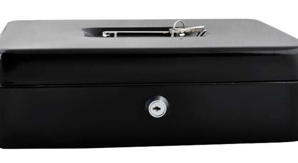 eng_pl_Large-black-cash-box-11247_4.jpg Stor Kontantkasse Svart Metall 30 x 24 x 9 cm