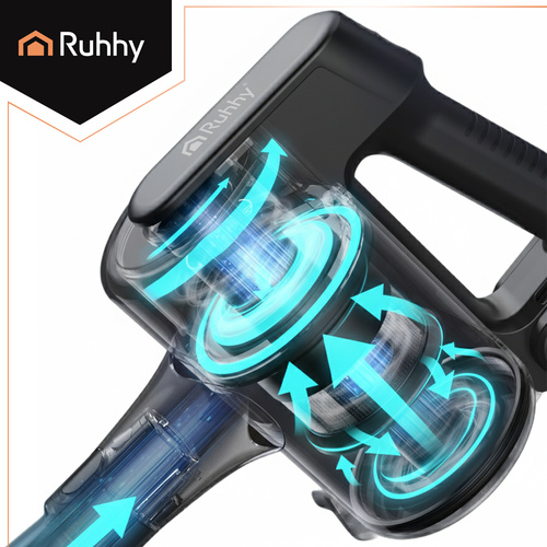 eng_pl_LunPro-Ruhhy-26708-Cordless-Upright-Vacuum-Cleaner-18731_7.jpg Trådløs Støvsuger Oppreist 400 W