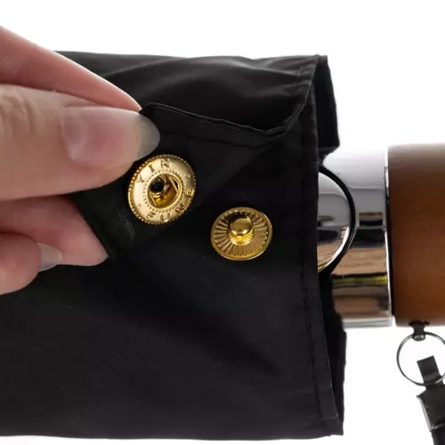 Sammenleggbar Paraply Svart 12 Spiler