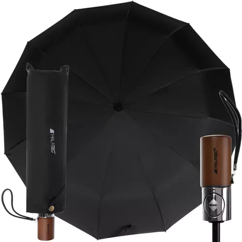 eng_pl_Malatec-19368-12-wire-folding-umbrella-16173_8.webp Sammenleggbar Paraply Svart 12 Spiler