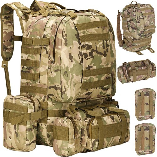 eng_pl_Military-Backpack-HQ-13925_11.jpg Militær Ryggsekk Grønn Stoff 45 L