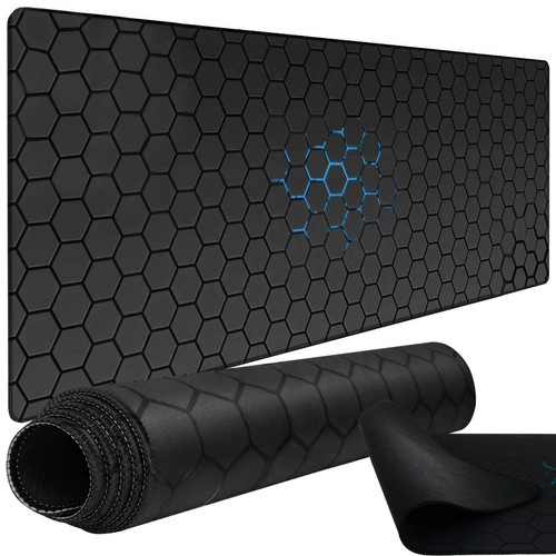 Gaming Musematte Svart Antiskli Stoff Og Gummi