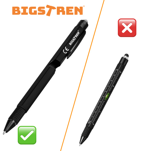 eng_pl_Multifunctional-pen-black-9-in-1-Bigstreen-19133_10.jpg Multifunksjonell Penn Svart 9-i-1 med LED-lys, bits, linjal og flaskeåpner