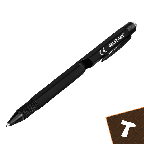 eng_pl_Multifunctional-pen-black-9-in-1-Bigstreen-19133_4.jpg Multifunksjonell Penn Svart 9-i-1 med LED-lys, bits, linjal og flaskeåpner