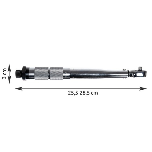 eng_pl_Multifunctional-ratchet-wrench-14928_9.jpg Momentnøkkel med lås for hjul, 1/4" skralle, 5–25 Nm, med etui